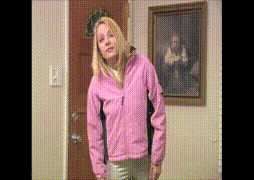 欧美金发年轻女贝