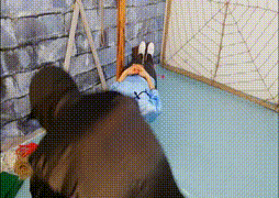 女同好五四装体验超紧缚头仰式TJ